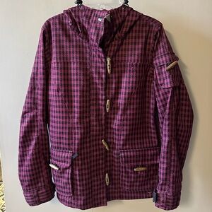 Roxy Pink and Black Ski Snowboard Jacket